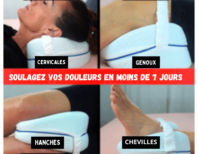 Coussin orthopédique des genoux