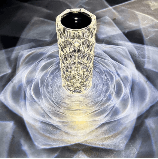 Lampe de LED en cristal