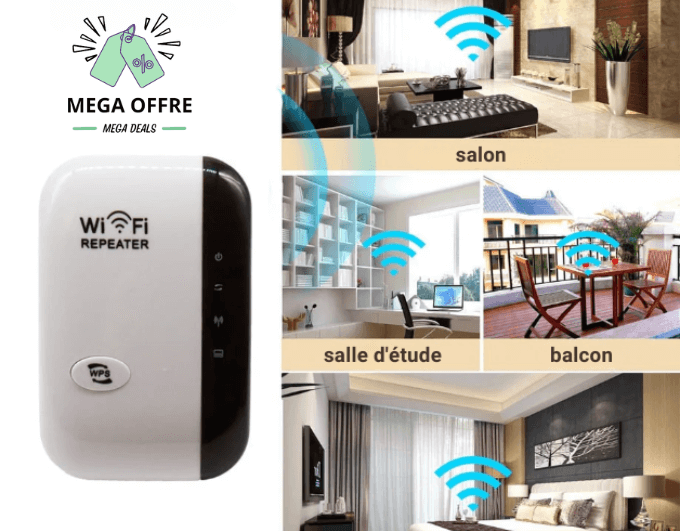 Amplificateur Internet et Répéteur Wi-Fi