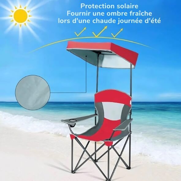 Chaise anti-soleil