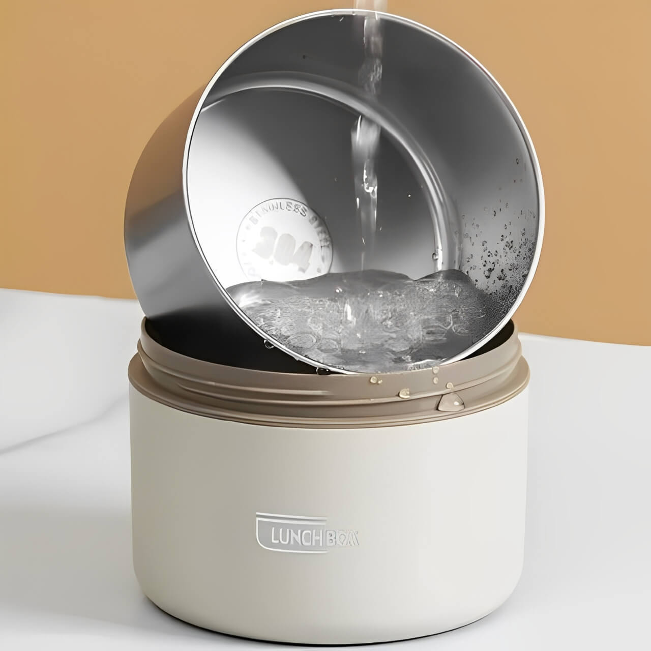 4 bols Lunch Box isotherme portable en acier inoxydable