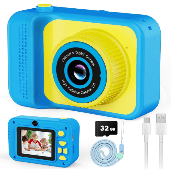 Caméra vidéo numérique selfie pour enfants