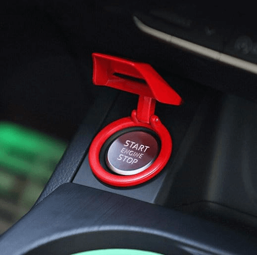 Couvercle de protection du bouton de démarrage du moteur de la voiture