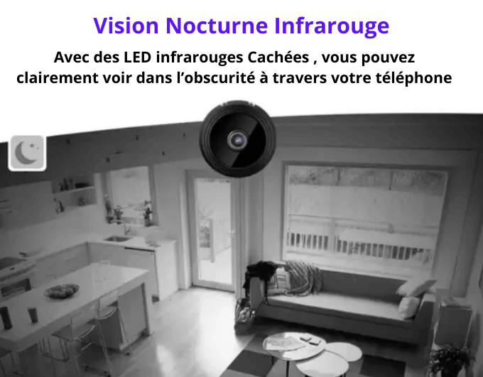 Mini Caméra de surveillance 4K sans fil