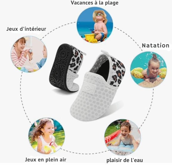 Chaussures de plage à séchage rapide pour enfants